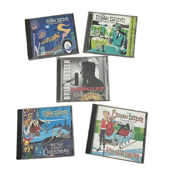 Brian Setzer Orchestra/Brian Setzer CD/DVD collection - set of SIX - Picture 2 of 14